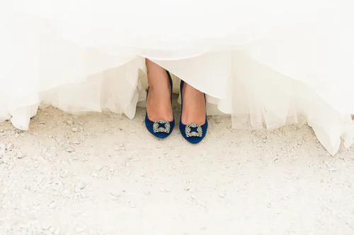 footwear for a beach wedding
